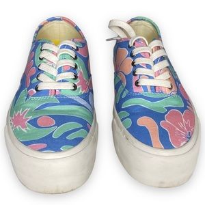 SeaVees Legend Hoffman Platform Sneaker Floral Size 8